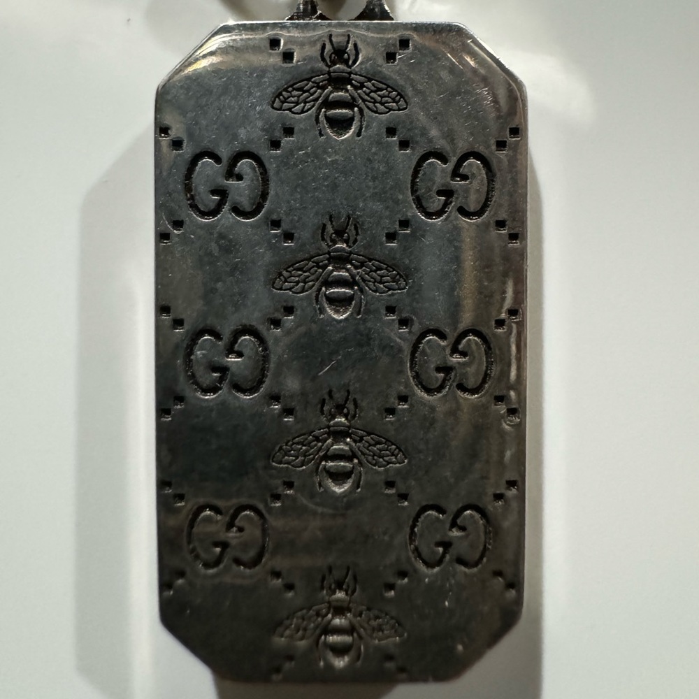GUCCI dog tag necklace - Picture 2 of 4